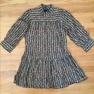 Free People Floral Tunic Mini Dress Size 6